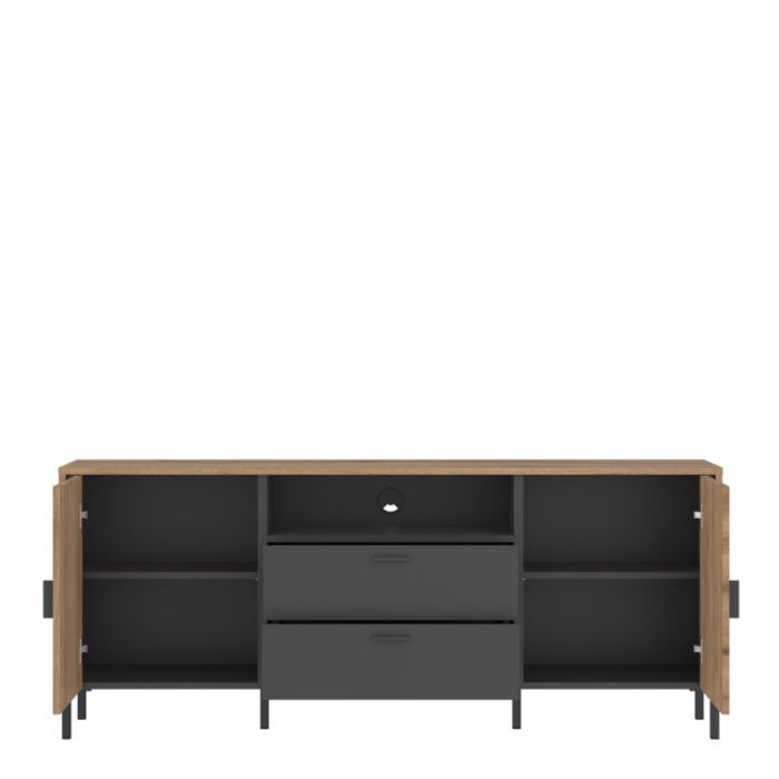 Arundel TV Unit Drawers Open