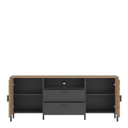 Arundel TV Unit Drawers Open