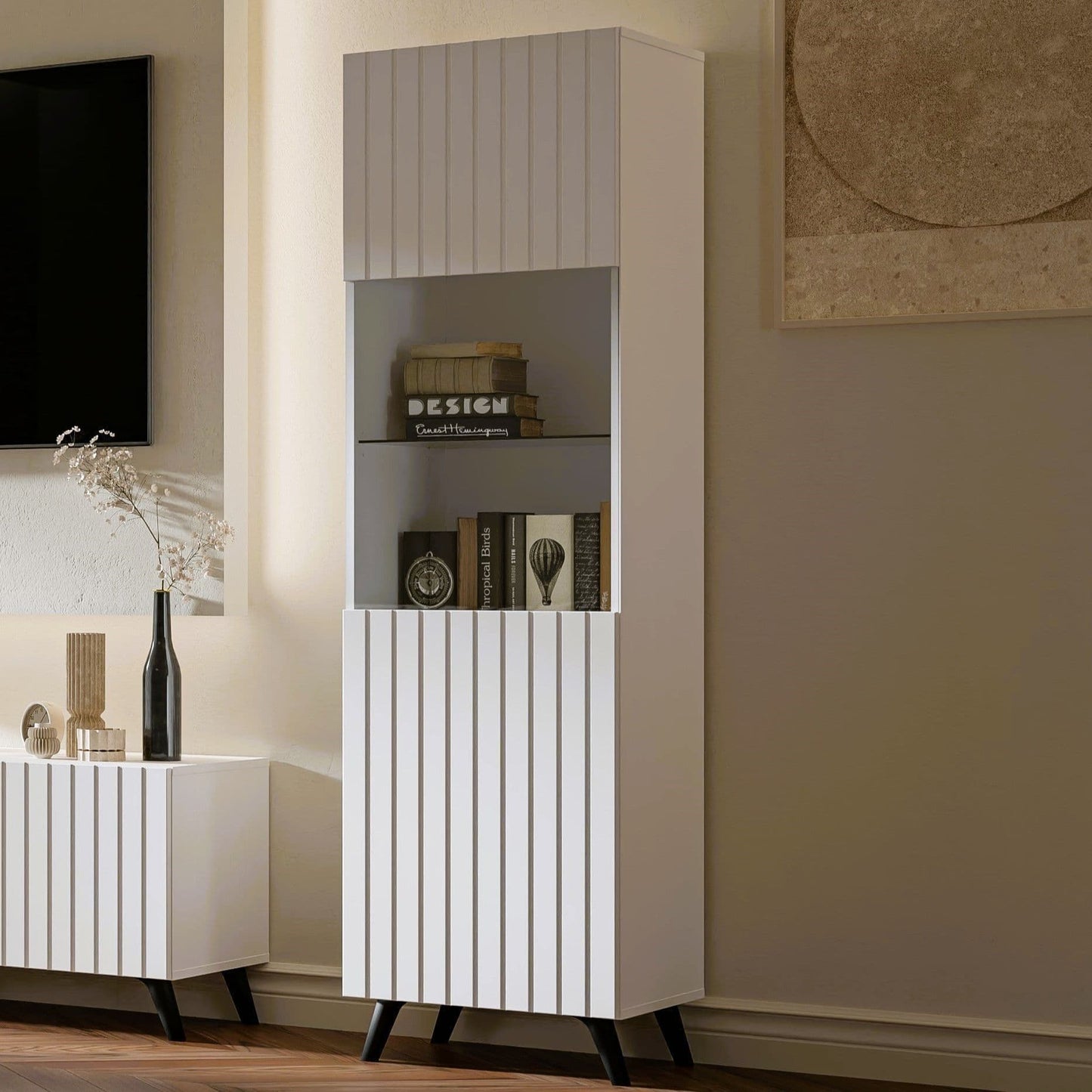 Atlantis Cabinet White