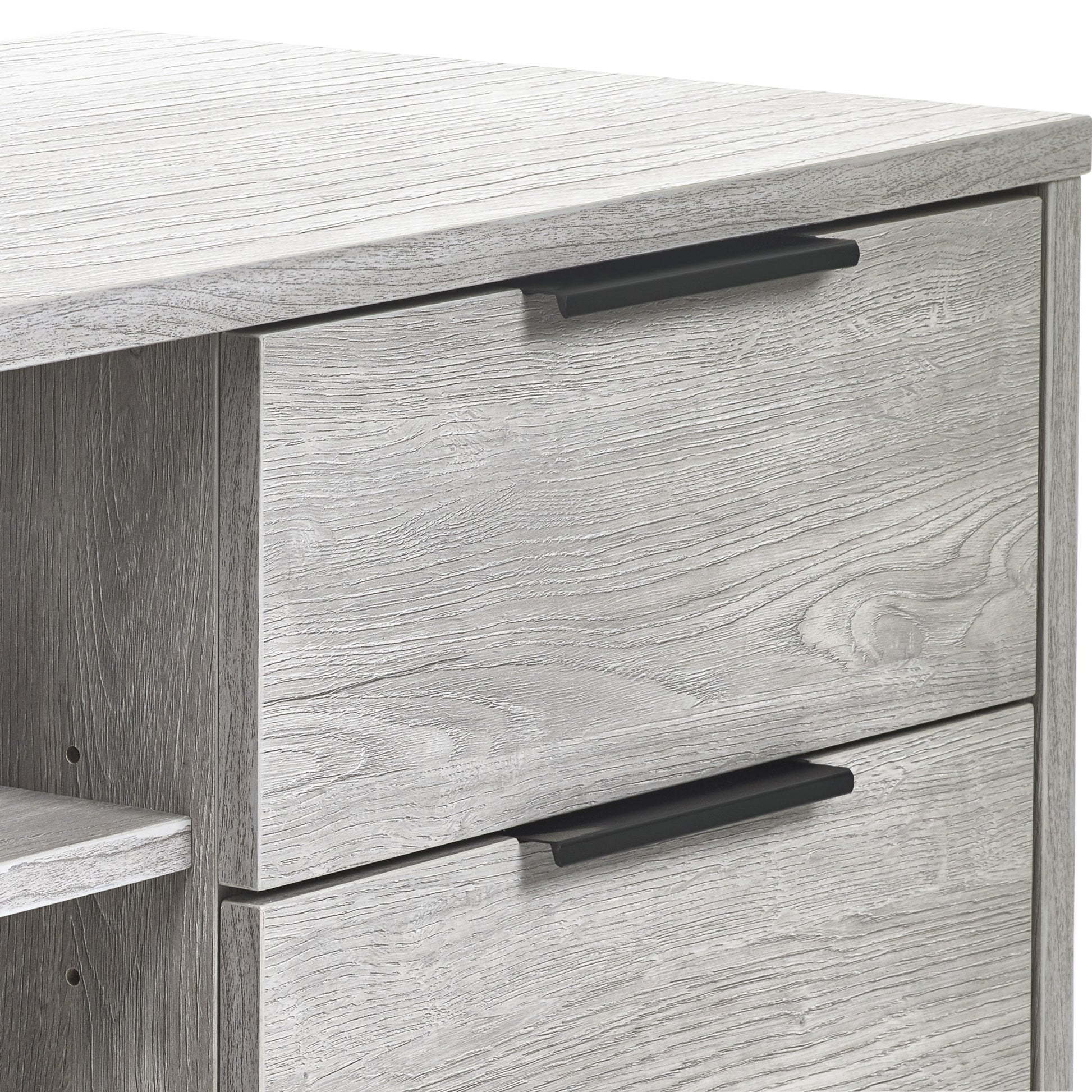 Bali TV Unit Drawer & Shelf Close Up