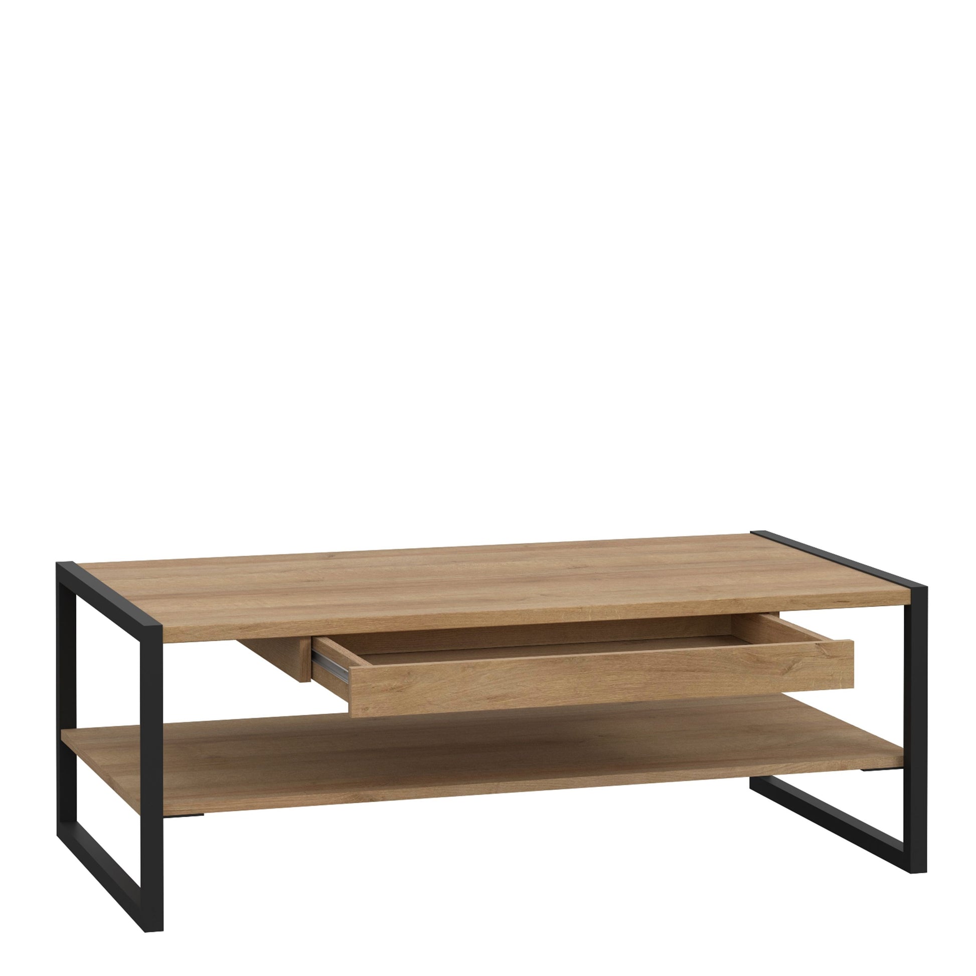 High Rock Coffee Table Drawer Open