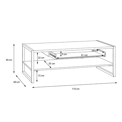 High Rock Coffee Table Dimensions