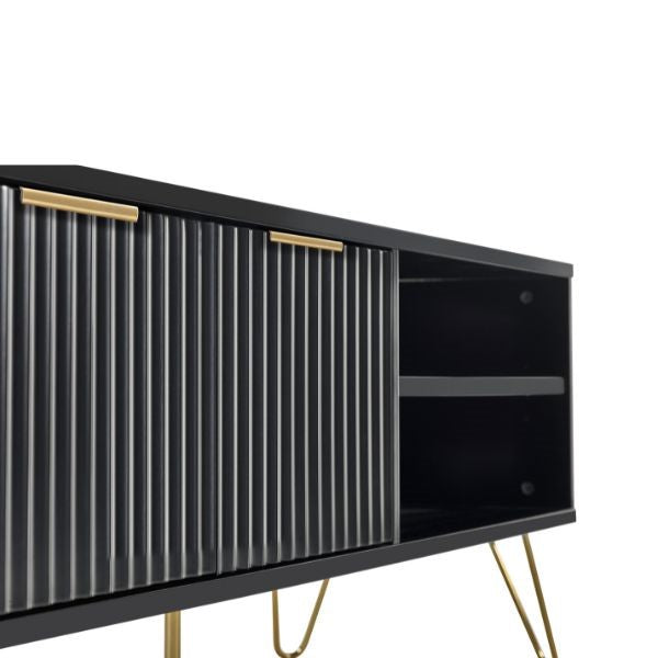 Murano TV Unit 2 Door in Black